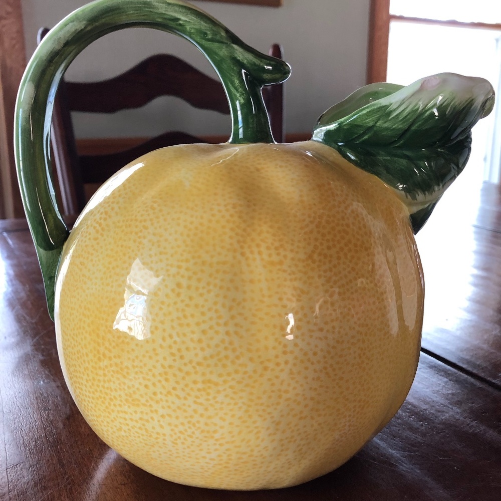 Lovely orange shaped pitcher from The Haldon Group
